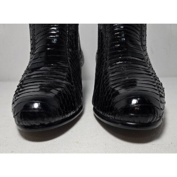 Giorgio Brutini Private Collection Genuine Snake Leather Ankle Western Boot 10M - Picture 5 of 12